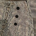 ZARA  Faux Snakeskin Skort Photo 5