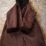 Maximilian Alta Moda at Bloomingdales shearling brown coat size small Euc Photo 4