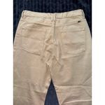 KanCan Jeans Womens Flare Leg Distressed Cotton Beige High Rise Size 31 Tan Photo 6