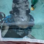 Vintage JUNKBAG™ Kat Newman Designs Novelty Tote, Burgundy/Red, Waterproof Red Photo 3