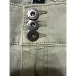 Torrid  Denim Women's Jegging Cropped Ankle Plus Size 24 Green Stretch 3 Button Photo 2