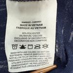 Nike ‎ DRI-FIT Hoodie Womens M Legend Veneer Navy Long Sleeve Baseball Spell Out Photo 6