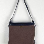 The Sak Elliott Luca Brown Crochet Knit Adjustable Strap Shoulder Bag Photo 0