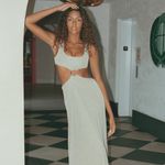 Montce jade sparkly‎ dress size large! Green Photo 3