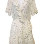ZARA polka dot ruffle sheer mesh romper NWOT size S Photo 1
