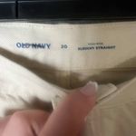 Old Navy Old Navy Women Size 20 High Rise Slouchy Straight CUT OFF Beige denim shorts Photo 4