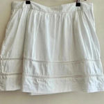 Gap White Flowy Airy Lattice Cutout A-Line Skirt, Minimalist Spring Skirt, Size 6 Photo 1