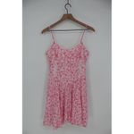 Sky to Moon Pink Floral Lace Trim Cami Dress Size L Size L Photo 2