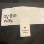 by the way. NWT black lace up front M crop top. Photo 2