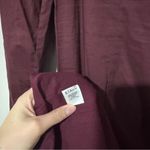 STAUD  Josephine Maxi Burgundy Dress Long Sleeve Size 10 Photo 8