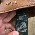 Ralph Lauren Lauren  Medium‎ Denim leather crosstitch  bag Designer soldout Photo 12