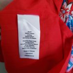 Talbots  Red Floral Paisley Midi Dress Photo 8