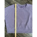Lululemon  Perfectly Oversized Cropped Crew Softstreme Size 12 Velvet Dust Photo 1