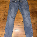 CAbi  straight leg crop size 0 ankle zipper classic jeans Photo 0