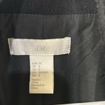 H&M Black Wool Blend High Collar Coat(Size 8) Photo 3