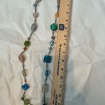 Premier Designs  Blue and Green Beaded‎ Necklace Vibrant Jewelry Photo 3