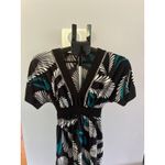 Heart Soul‎ Women's Black Peacock feather short sleeve above the knee Size Small Photo 1