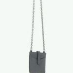 Rebecca Minkoff Leather Card Case on Chain Photo 0