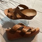 Vionic  Brown Wedge Sandals Photo 7