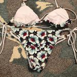 Relleciga NWT  Blue/Red Floral Bikini Set SzL Photo 8
