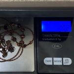 1928 Collection Copper Chocolate Rhinestones Y Photo 11