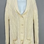 Vintage Cardigan Sweater Cream Off Photo 0