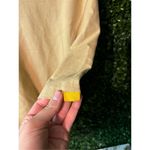 YELLOW LABEL CO. BOXY TAN CROP TOP SIZE LARGE NWOT Photo 1