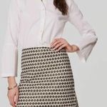 Loft Diamond Jacquard Mini Skirt Photo 0
