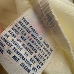 Vintage 60s Evelyn Pearson Union Made Cream Ruffled Robe Retro Yellow Size M Photo 8