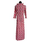 At Last  STRAWBERRY BLOCK PRINT MADE IN INDIA MAXI DRESS SIZE 10 Photo 1