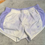 Nike Women's Light Purple and White Athletic Shorts large Photo 0
