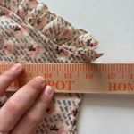 Chic Cream‎ Floral Midi Dress White Size 38 Photo 12