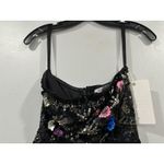 Mac Duggal  93695 Black Floral Embellished Strapless Column Gown Sz 0 Photo 3