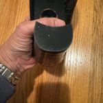 Ralph Lauren  Women's 7.5 Black Snakeskin  Leather Heels Pumps 3” Heel Photo 7