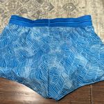 Nike DRI FIT BLUE & WHITE ATHLETIC RUNNING SHORTS Photo 2