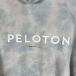 Spiritual Gangster  Size M Peloton‎ Pink/Blue Tie Dye Hoodie Pullover Sweatshirt Photo 9