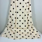 Zimmermann Crush Polka Dot Linen Midi Dress Cream Black US 12 AU 4 NWT Photo 10