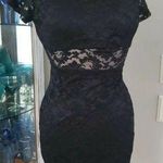 Honey and Rosie Little Black Lacey Dress Photo 0