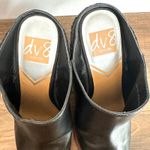 Dolce Vita Black Leather Heeled Mules Clogs 7.5 Braided Strap Wooden Block Heel Photo 4