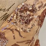 Lulus Dress Small Gown Formal Sequin Glamorous Elegant Party Cocktail Glamour Photo 9