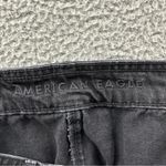 American Eagle American‎ Eagle Hi Rise A Line Mini Skirt Black Denim Casual Festival Women's 2 Photo 2