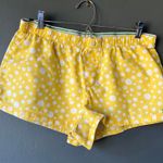 Aerie Women's Yellow Polka Dot Boxer Shorts size Medium Photo 0