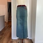 XOXO Y2k denim embroidered midi skirt Photo 11