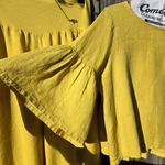 Bryn Walker  Yellow Linen Pant Suit Pants M Top S Photo 3