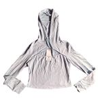 Halara NEW Hooded Drawstring Cut Out Cropped Casual Hoodie Sweatshirt Photo 8