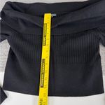 Wild Fable Black Ribbed Off the Shoulder Cropped Sweater Size Medium Photo 6