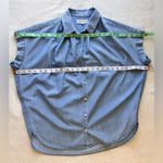 Madewell  Light Blue Denim Blouse Photo 5