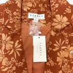 Elegant Floral Burnt Orange Blazer Size M New Size M Photo 4
