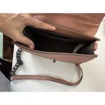 JustFab  Quilted‎ Chain Shoulder Handbag Rose Pink Crossbody Evening Bag Photo 4