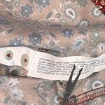 ZARA  Womens Floral Paisley Long Sleeve Button Up Satin Small Bloomcore Career‎ Photo 9